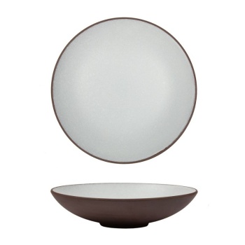 Тарелка, блюдо Ø23cм 650мл White Matt TAIGA