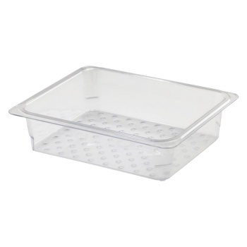 Гастроемкость перфорированная GN 1/2 32.5x26.5x7.6см Camwear прозрачная Cambro