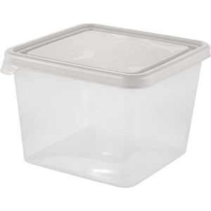 Контейнер квадратный для продуктов 0.75л HELSINKI Artichoke пепельный жемчуг