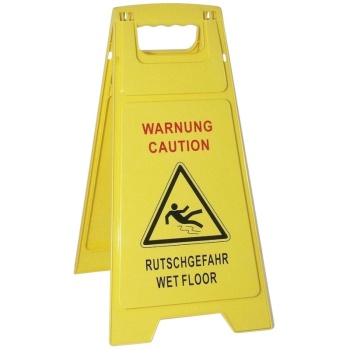 Табличка CAUTION WET FLOOR 60x31см Contacto