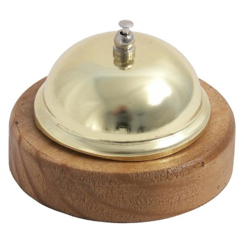 Звонок настольный Ø9x6.5см Brass - 1048/002 Contacto
