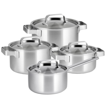 Набор посуды Ruby triply – 4 предмета – 3 кастрюли и сотейник