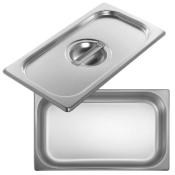 Гастроемкость с крышкой GN 1/1 530x325x(h)150мм 18л нерж.сталь Profi-Chef