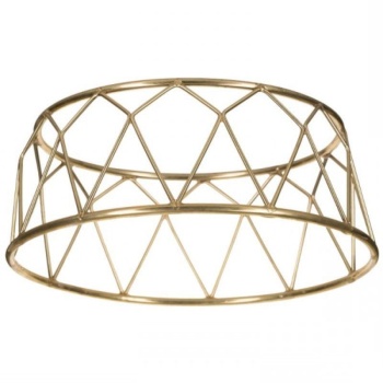 Подставка для блюда Ø15/10см (h)10cм с золотой отделкой