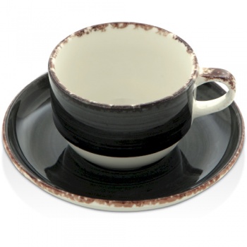 Чашка с блюдцем 230мл EO BPQ ANTHRACITE