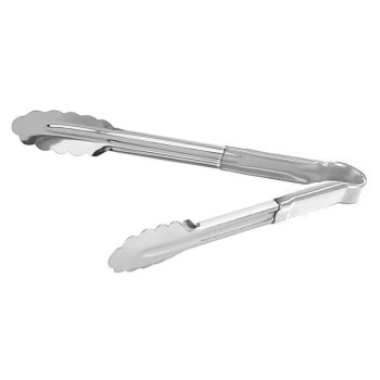 Щипцы для гриля 23см с белой силиконовой ручкой - P.L. Proff Cuisine
