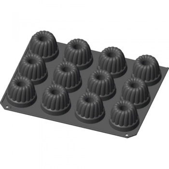 Форма "Витая" 400x300мм 12 выемок 80x60мм