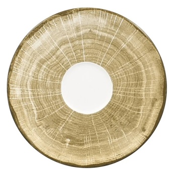 Блюдце Ø13см WOODART Moss green