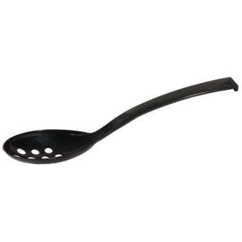 Ложка сервировочная 23.5см Contacto черная перфорированная