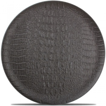 Тарелка Ø27см CROCO black