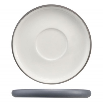 Блюдце Ø14см IOWA серо-белое
