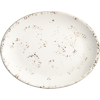 Блюдо, тарелка овальная 31x24см GRAIN Moove