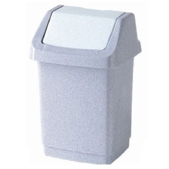 Ведро для мусора 50л CLICK-IT мрамор