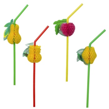 Соломка 24см Фрукты, 6шт