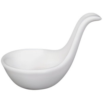 Ложка для подачи 8.5см 35мл молочно-белая SandStone