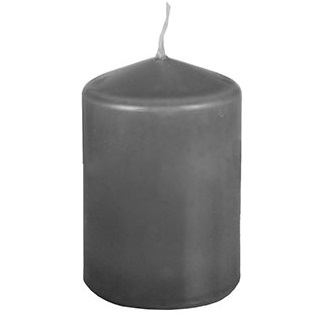 Свеча Ø69мм (h)10cм DARK GREY Pap Star