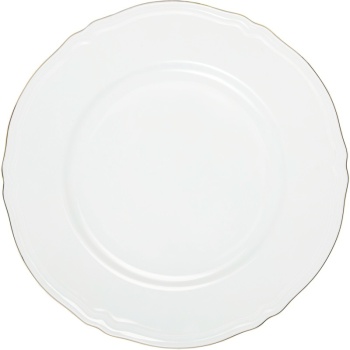Тарелка Ø26.5см ANTHIROS gold rim