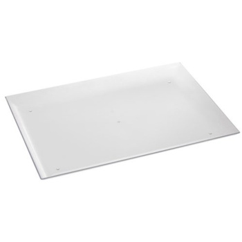 Поднос для закусок 26.6x18x(h)2см Pap Star прозрачный пластик - размер M, 6шт