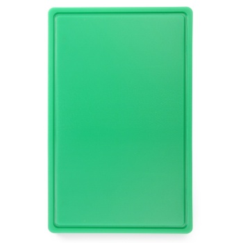 Доска разделочная 530x325x15мм зеленая GN 1/1 HACCP