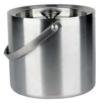 Ведро для льда 3л Ø19см Kingtex с крышкой