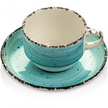 Чашка с блюдцем 90мл EO BPQ AVANOS Turquoise