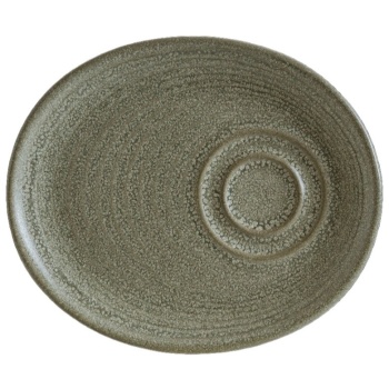 Блюдце овальное 20x17см CHOICE Adelfa Ripple