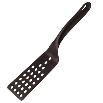 Лопатка кухонная перфорированная 6.5x28см EASYLIFT черная APS
