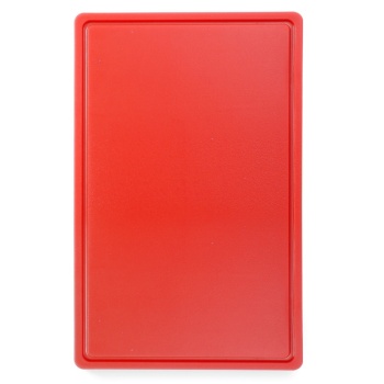 Доска разделочная 530x325x15мм красная GN 1/1 HACCP