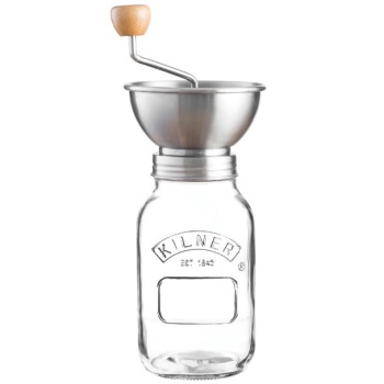 Банка с ручной мельницей для приготовления соуса Kilner