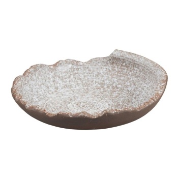 Блюдо для подачи Ø22см Brown TAIGA Untouched