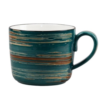 Кружка 350мл TEXTURE Dark Green Lines