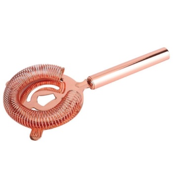 Стрейнер с 2 ушками Ø8.5x20см Kingtex медный