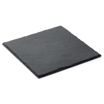 Доска сервировочная 25x25см (h)4-6мм WAS сланец