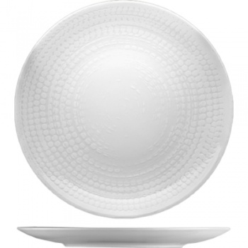 Тарелка 27см POINTS WHITE