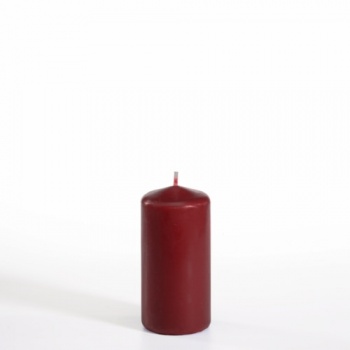 Свеча бордовая Ø50x(h)100мм BORDEAUX