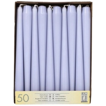 Свеча 25см Ø22мм сиреневая Pap Star, 50шт