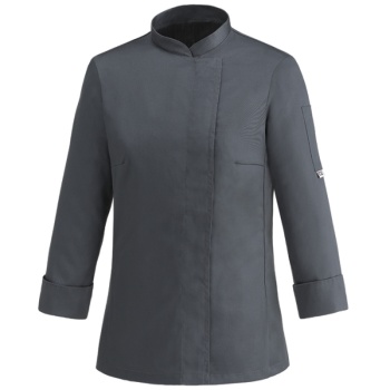 Женский поварской китель с кнопками - модель Cheap Donna - цвет convoy - 100% микрофибра - 130 г/м2