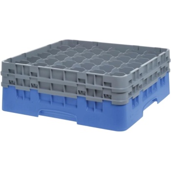 Стойка для бокалов 15.5см на 36 отделений Cambro синий