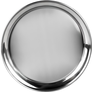 Поднос круглый Ø25см нержавеющая сталь - P.L. Proff Cuisine