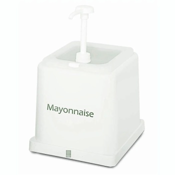 Диспенсер для соусов 2л "Майонез" белый