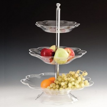 Этажерка 3 уровня для фруктов Ø25/30/40х55см