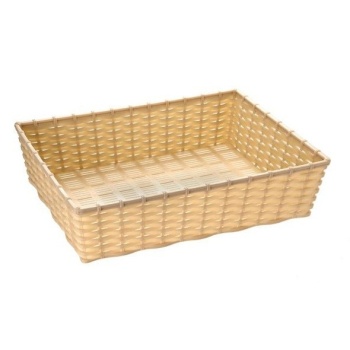 Корзинка для хлеба 39.5x29.5x10см бежевая