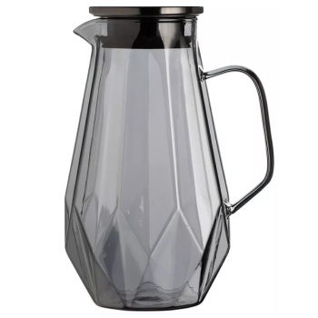 Кувшин 1700мл с метал.крышкой Консул грани/графит