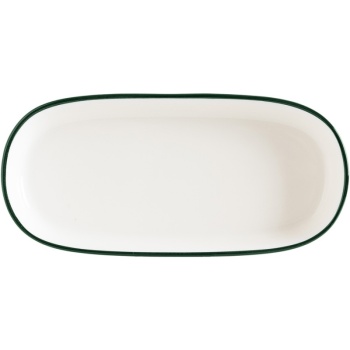 Тарелка овальная 24x14см LINEA Green Gourmet