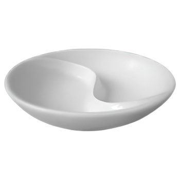 Соусник, тарелочка 2-х секционная Ø9см SandStone