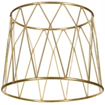 Подставка для блюда Ø25/21см (h)20cм с золотой отделкой