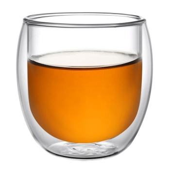 Набор низких стаканов 300 мл низкая термостойкое стекло, двойные стенки, 2шт - P.L. Proff Cuisine