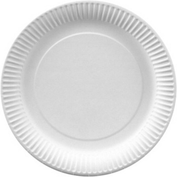 Тарелка Ø26см картон Pure белая, 50шт