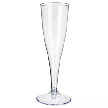 Бокал для шампанского 100мл прозрачный Pap Star полистирол, 10шт
