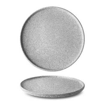 Тарелка Ø23см GRANIT Raw серый